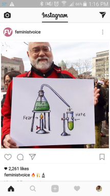 found on instagram, from the 2017 march for science